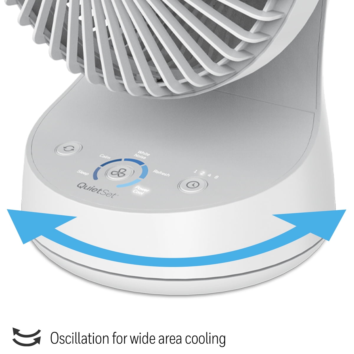 ffe3bdd4-f112-408c-bf3b-d4f11251d286.33d77b95167c51ae8240a3caf2ecd8c2.jpeg Honeywell QuietSet 9" Oscillating Table Fan, 5 Speeds, White, Small Room Fan with Quiet Operation