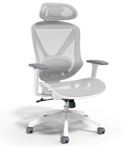 Staples Ergonomic Task Chair, Mesh, Ergonomic, Lumbar Support, Gray