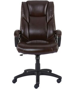 STAPLES Kelburne Luxura Office Chair Brown