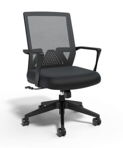 Staples Cartwright Ergonomic Fabric Swivel Task Chair, Black (ST63106-CC)