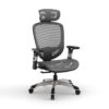 Staples Ergonomic Task Chair, Mesh, Ergonomic, Lumbar Support, Swivel, Gray