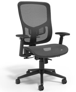 Staples Kroy Ergonomic Mesh Swivel Task Chair, Black (UN59456)