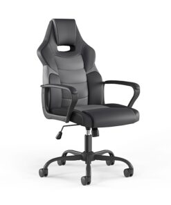 Staples Emerge Vector Gaming Chair, Ergonomic, Adjustable Height, Swivel, Black