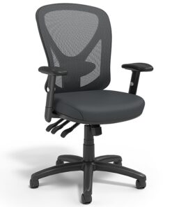 Staples Carder Ergonomic Fabric Swivel Computer and Desk Chair, Black (24115-CC)