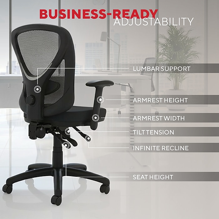 image-205.jpeg Staples Carder Ergonomic Fabric Swivel Computer and Desk Chair, Black (24115-CC)