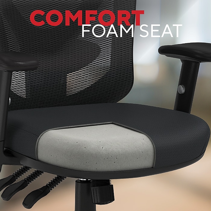 image-207.jpeg Staples Carder Ergonomic Fabric Swivel Computer and Desk Chair, Black (24115-CC)