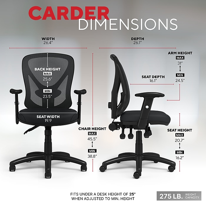 image-211.jpeg Staples Carder Ergonomic Fabric Swivel Computer and Desk Chair, Black (24115-CC)