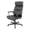 STAPLES Rutherford Ergonomic Manager & Executive Office Chair, High Back Swivel, Adjustable Height, Luxura Faux Leather, Black STAPLES Rutherford Ergonomic Manager & Executive Office Chair, High Back Swivel, Adjustable Height, Luxura Faux Leather, Black
