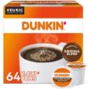 Dunkin' Original Blend Coffee Keurig® K-Cup® Pods, Medium Roast, 64 Pods/Box (5000380571)