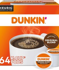 Dunkin' Original Blend Coffee Keurig® K-Cup® Pods, Medium Roast, 64 Pods/Box (5000380571)