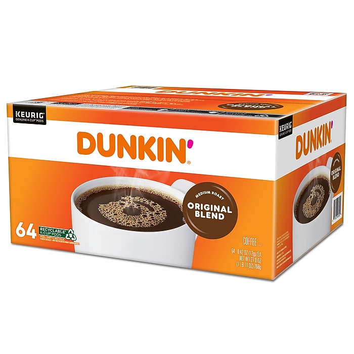 image-92.jpeg Dunkin' Original Blend Coffee Keurig® K-Cup® Pods, Medium Roast, 64 Pods/Box (5000380571)