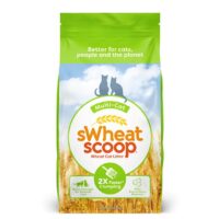 sWheat Scoop Multi-Cat Natural Clumping Wheat Cat Litter, 28 lbs.