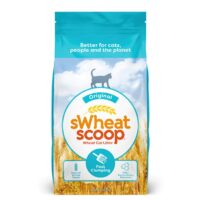 sWheat Scoop Original Natural Clumping Wheat Cat Litter, 28 lbs.