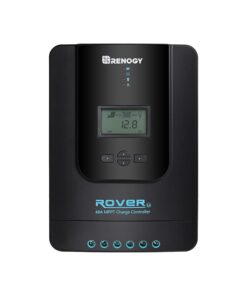 Renogy Solar Charge Controller Rover 40A 12V24V Auto Parameter DC Input MPPT Charge Controllers for Solar Panels Adjustable LCD for Gel Sealed Flooded Lithium Battery