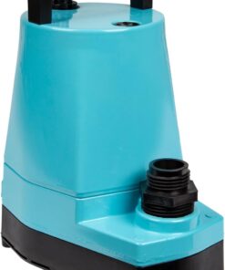 Little Giant 5-MSP 115-Volt, 1/6 HP, 1500 GPH, Aluminum Manual Utility Pump, 25-Ft. Cord, Blue 505712