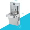 Avalon Wall Mounted Water Fountain with Bottle Filling Station, High Capacity Cooling, Sensor Dispensing, Self Cleaning, Digital Bottle Counter Display, Dual Filtration, ADA Compliant Avalon Wall Mounted Water Fountain with Bottle Filling Station, High Capacity Cooling, Sensor Dispensing, Self Cleaning, Digital Bottle Counter Display, Dual Filtration, ADA Compliant