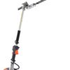 VEVOR 52cc Gas-Powered 6-in-1 Multi-Functional Trimmer - Hedge Trimmer, Brush Cutter, Weed Eater, Edger, Pole Saw & Chainsaw Pruner, EPA, CE & EMC Certified