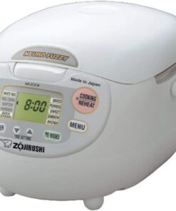 Zojirushi Neuro Fuzzy 10-Cup Rice Cooker and Warmer (Premium White)
