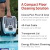 Polaris P70 Robotic Pool Cleaner for Above Ground Pools, Transparent Lid w/Easy Clean Filter Canister, Compact & Lightweight