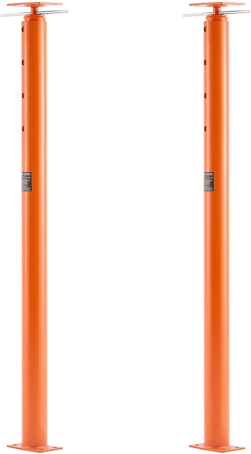 VEVOR House Floor Jacks, 2 Pack 54-150 Inch Height Range, 11200 lbs Max Load Capacity, Adjustable Support Beam Basement Jack Post Pole for Leveling, Lift Steel Telescoping Post for Temporary Support VEVOR House Floor Jacks, 2 Pack 54-150 Inch Height Range, 11200 lbs Max Load Capacity, Adjustable Support Beam Basement Jack Post Pole for Leveling, Lift Steel Telescoping Post for Temporary Support - Image 9