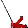 VEVOR 3 Ton Low Profile Floor Jack, Steel Racing Floor Jacks with Single Piston Quick Lift Pump, Hydraulic Trolley Car Jack for Sport Utility Vehicle, SUVs, Pickups, Lifting Range 5.1"-19.7"