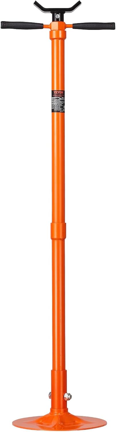 VEVOR Underhoist Support Stand 3/4 Ton Capacity Under Hoist Jack Stand | Lifting from 51.97" to 80", Bearing Mounted Spin Handle, with Two Wheels & Foot Pedal, Support Vehicle Components VEVOR Underhoist Support Stand 3/4 Ton Capacity Under Hoist Jack Stand | Lifting from 51.97" to 80", Bearing Mounted Spin Handle, with Two Wheels & Foot Pedal, Support Vehicle Components