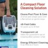 Polaris P70 Robotic Pool Cleaner for Above Ground Pools, Transparent Lid w/Easy Clean Filter Canister, Compact & Lightweight