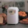 Zojirushi Bb HAC10 Home Bakery Mini Breadmaker, 1 Lb (White) | Bakes 1-Lb Loaves, 13-Hour Delay Timer, Quick-Bake under 2 Hrs, Dough and Jam and Cake Settings, Nonstick Pan and Kneader