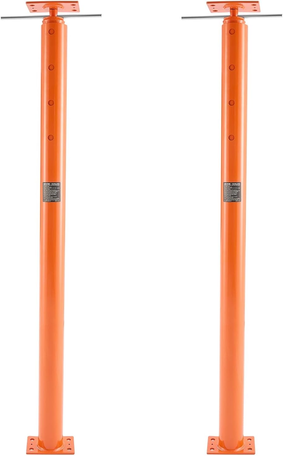 VEVOR House Floor Jacks, 2 Pack 54-150 Inch Height Range, 11200 lbs Max Load Capacity, Adjustable Support Beam Basement Jack Post Pole for Leveling, Lift Steel Telescoping Post for Temporary Support VEVOR House Floor Jacks, 2 Pack 54-150 Inch Height Range, 11200 lbs Max Load Capacity, Adjustable Support Beam Basement Jack Post Pole for Leveling, Lift Steel Telescoping Post for Temporary Support