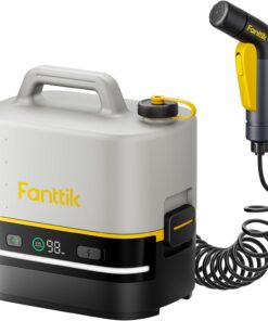 Fanttik NB10 Nano Portable Cordless Electric Sprayer w/2.1Gal Tank, HD LED Display, 4000mAh Lithium Battery & Built-in Camping Light, Light Cleaning Portable Washer for Bicycles, Filters & Camping