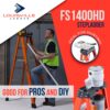 Louisville Ladder 6-Foot Fiberglass Step Ladder, 375-Pound Load Capacity, Type IAA, FS1406HD