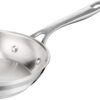 Jamie Oliver by T-fal Cooks Smart 10-Piece Stainless Steel Cookware Set | Stainless steel interior, Thermo-Fusion induction base, Oven safe to 500°F, Dishwasher safe, Heat indicator included