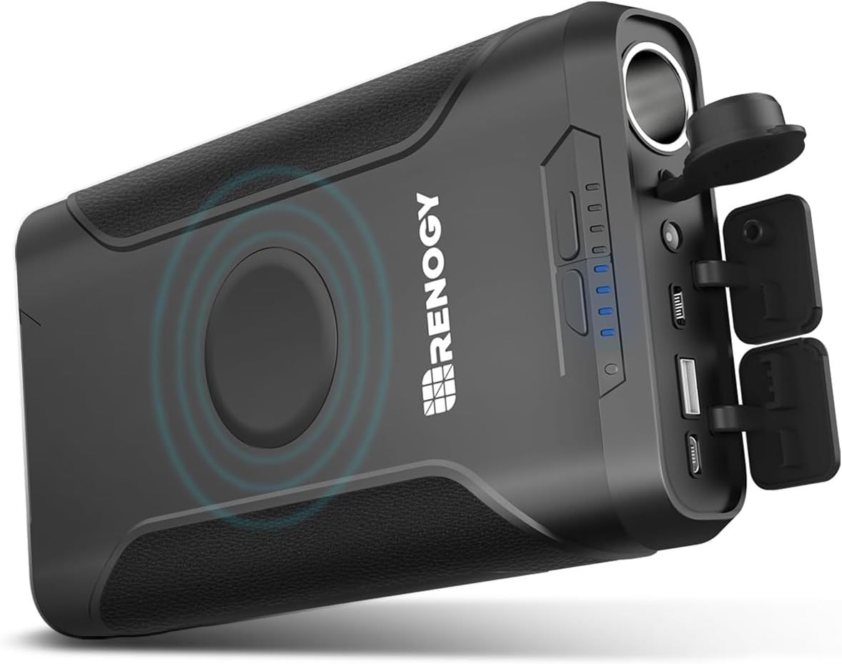 Renogy 72000mAh 266Wh 12v Power Bank with 60W PD, CPAP Battery for Camping, High Capacity Large Camping Power Bank with USB-C DC Wireless Charging & Flashlight, Backup Power Supply for Starlink Mini Renogy 72000mAh 266Wh 12v Power Bank with 60W PD, CPAP Battery for Camping, High Capacity Large Camping Power Bank with USB-C DC Wireless Charging & Flashlight, Backup Power Supply for Starlink Mini