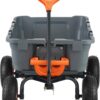 VEVOR 800lbs Poly Dump Garden Cart, Heavy Duty Yard Dump Cart Wagon, 4 Wheel Wheelbarrow with 10in Tires, 180°Rotating Handle, Steel Frame and Quick Release System VEVOR 800lbs Poly Dump Garden Cart, Heavy Duty Yard Dump Cart Wagon, 4 Wheel Wheelbarrow with 10in Tires, 180°Rotating Handle, Steel Frame and Quick Release System
