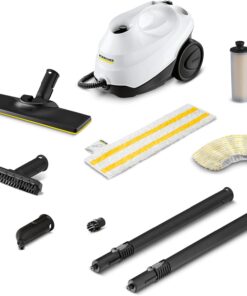 Kärcher Steam Cleaner, Multi Purpose, Power Steamer, Chemical-Free, 40 Sec Heat-Up, for Grout, Tile, Hard Floors, Appliances & More - SC 3 Easy Fix
