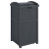Suncast 2 Pack Trash Hideaway Refuse Container, Stylish Resin Outdoor Garbage Bin with Latching Lid, 30 to 33 Gallon Capacity, Cyberspace Suncast 2 Pack Trash Hideaway Refuse Container, Stylish Resin Outdoor Garbage Bin with Latching Lid, 30 to 33 Gallon Capacity, Cyberspace