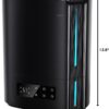 BREEZOME 6L Humidifiers for Bedroom Large Room & Essential Oil Diffuser, Ultrasonic Top Fill Cool Mist Humidifiers for Baby, Plants, Nursery Last up to 60 Hours, Smart Humidistat Control, Quiet, Black