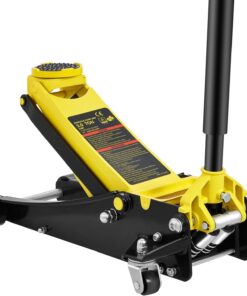 VEVOR 3 Ton Low Profile Floor Jack | Heavy-Duty Racing, Dual Pistons Quick Lift Pump, Lifting Range 3.35"-19.69"