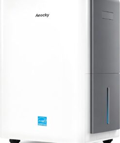 AEOCKY 7000Sq.Ft Energy Star Most Efficient 2025 Dehumidifier Max 140Pint/D | Dehumidifier with Drain Hose for Basement, Home, Bedroom, Bathroom, Intelligent Humidistat