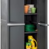 Sterilite 2-Pack 4 Shelf Cabinet, Lockable Utility Storage w/Adjustable Shelves, Gray - Plastic Shelving Unit for Organizing Garage, Pantry, Basement, Laundry Room or Mudroom Sterilite 2-Pack 4 Shelf Cabinet, Lockable Utility Storage w/Adjustable Shelves, Gray - Plastic Shelving Unit for Organizing Garage, Pantry, Basement, Laundry Room or Mudroom
