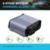 Renogy Boost 10A 36V/48V Auto DC Input MPPT Solar Charge Controller LCD Display Solar Panel Regulator fit for Sealed Flooded AGM, GEL, LFP, USER Battery for Golf Carts and Electric Vehicles, Rover 10A