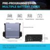 Renogy Boost 10A 36V/48V Auto DC Input MPPT Solar Charge Controller LCD Display Solar Panel Regulator fit for Sealed Flooded AGM, GEL, LFP, USER Battery for Golf Carts and Electric Vehicles, Rover 10A