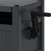 Suncast Garden Hose Hideaway Storage Reel Box, Cyberspace Grey – Resin Outdoor Container, Holds up to 100 Feet of 5/8 Inch Standard Vinyl Water Line – No Assembly Required Suncast Garden Hose Hideaway Storage Reel Box, Cyberspace Grey – Resin Outdoor Container, Holds up to 100 Feet of 5/8 Inch Standard Vinyl Water Line – No Assembly Required