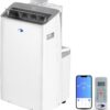 Whynter ARC-1230WNH 14,000 BTU (12,000 BTU SACC) NEX Inverter Dual Hose Cooling Portable Air Conditioner, Heater, Dehumidifier, and Fan with Smart Wi-Fi, Up to 600 sq ft in White