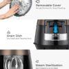 CUCKOO High Pressure Rice Cooker 6-Cup Uncooked / 12-Cup Cooked with Nonstick Inner Pot, Versatile Rice Maker with 12 Menu Options and Steam Plate, Fuzzy Logic Tech, Voice Guide, Black (CRP-P0609S)