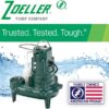 Zoeller Waste-Mate 267-0001 Sewage Pump, 1/2 HP Automatic – Heavy-Duty Submersible Sewage, Effluent or Dewatering Pump