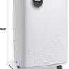 Yaufey 31 Pint Dehumidifier for Basement Home 2500 Sq. Ft. with Drain Hose | Continuous Drain & Water Tank, Intelligent Humidity Control, Quiet Operation, Auto Shut Off, 24H Timer for Home Whole House