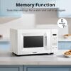 COMFEE' Countertop Microwave Oven, 0.7 Cu.Ft, 700W,Pearl White, ECO Mode | Sound On/Off, One-Touch Buttons, Child Lock, for Apartment, Dorm & Office