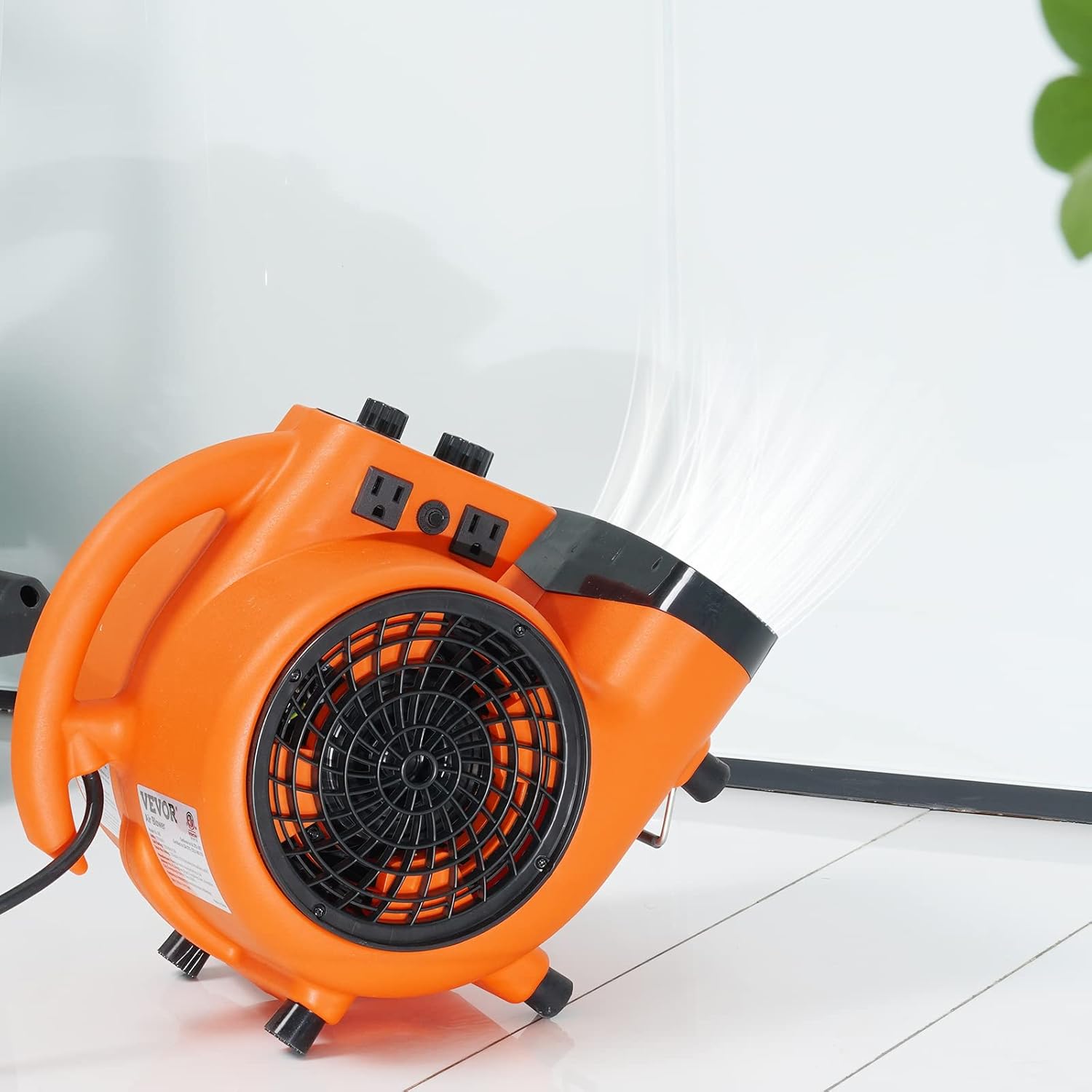 VEVOR Air Mover, 1/4 HP 1000 CFM Carpet Dryer for Cooling and Ventilating, Portable Floor Blower Fan with 4 Blowing Angles and Time Function, for Janitorial, Home, Commercial Use VEVOR Air Mover, 1/4 HP 1000 CFM Carpet Dryer for Cooling and Ventilating, Portable Floor Blower Fan with 4 Blowing Angles and Time Function, for Janitorial, Home, Commercial Use - Image 8