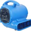 1/2hp 2800CFM Speed Air Mover Carpet Dryer Floor Fan Cooling Fan - Industrial Heavy Duty Abanico de Piso Blower Fan with High Power for Commercial and Industrial Use
